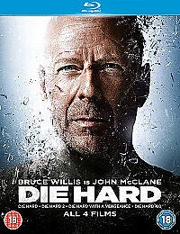 Die Hard Quadrilogy - Die Hard/Die Hard 2/Die Hard With A Vengence/Die Hard 4.0 (Box Set) (Blu-ray, 2013)