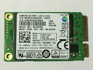 SAMSUNG SSD mSATA PM871 256GB MZ-MLN256D Solid State Disk For Dell Lenovo Laptop - Picture 1 of 5