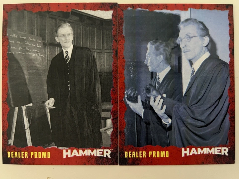 HAMMER SERIES 2 - SEVENTIES SHOCKERS PART 1:  DEALER PROMO CARDS: GG1 & GG2 - Image 1 of 1