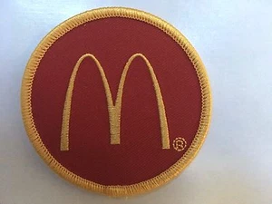 McDonald's patch Golden Arches embroidered McDonalds patch 2.5" dia. iron or sew - Picture 1 of 4