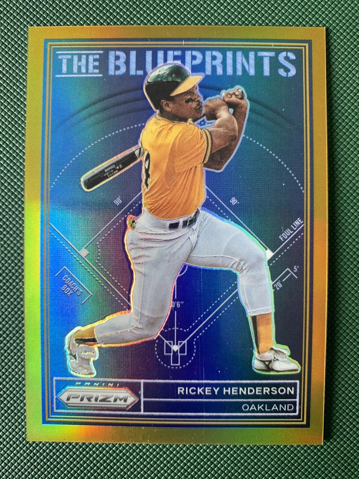 2023 Panini Prizm The Blueprints Gold Rickey Henderson /10!!! Oakland A’s