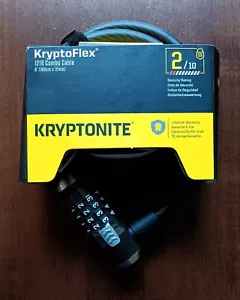 Kryptonite Kryptoflex 6ft 12mm Combination Bike Lock #1218, Brand New - Picture 1 of 2
