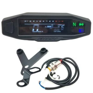 Digital Dirt Pit Bike Speedometer Multi Gauge Bar Tacho Gear Indicator w/ Sensor - Picture 1 of 12