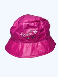 Vintage 2001 Barbie Pink Bucket Hat Girl Youth Size 3-6 - Picture 1 of 12
