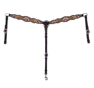 Circle Y Texas Grace Tooling Breast Collar - Picture 1 of 1