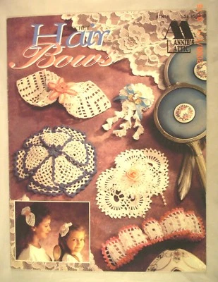 Crochet Hair Bows - Annie's Attic 87H56 - 10 Crochet Patterns - Image 1 of 2