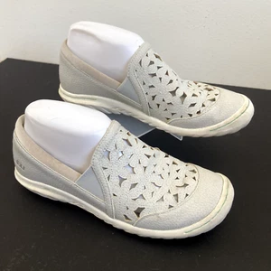 JBU BY JAMBU Wildflower Moc Slip On Shoes Womens Size 7 Gray Floral Vegan - Picture 1 of 10