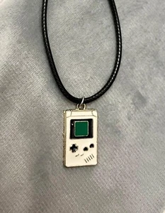 Game Boy Necklace Gift for Retro Gamer Video Game jewelry Console Pendant - Picture 1 of 7