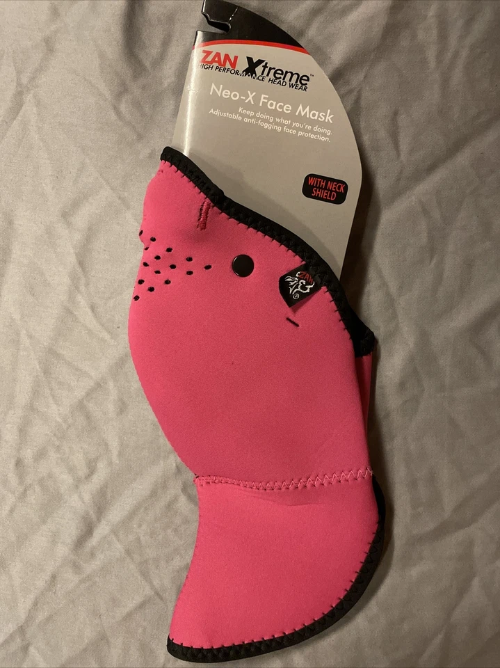 Neo X Neoprene Pink Face Mask Filter Neck Protection Motorcycle Zan Headgear - Image 1 of 1