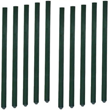 Solid Garden Stakes Fiberglass Poles Fence Post Heavy-Duty Plant Stakes for Toma