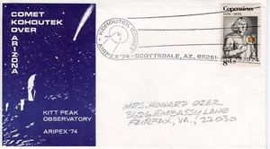 COMET KOHOUTEK OVER ARIZONA,  SCOTTSDALE, AZ  1974  FDC18683 - Picture 1 of 1