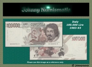 Italy 100.000 Lire 1992 UNC consecutive - Picture 1 of 3