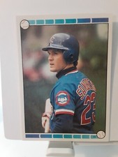 1989 Topps Stickers Ryne Sandberg ( Front ) Steve Sax ( Back ) #39