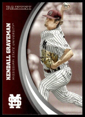 2016 Panini Team Collection Kendall Graveman #33 Mississippi State Bulldogs - Image 1 of 2
