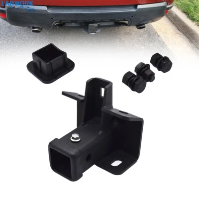 For Land Rover LR3 LR4 Range Rover Sport Tow Towing Trailer Hitch Receiver Black - Image 1 of 4
