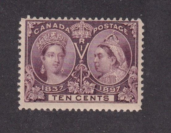 CANADA  # 57 FVF-MNH 10cts JUBILEE CAT VALUE $300 (BBFF556) - Image 1 of 1
