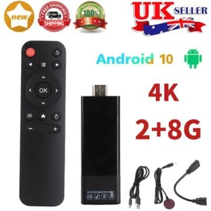 4K TV Stick , HD streaming device, with Remote Control for Android 10.0 TV 2+8G - Picture 1 of 13