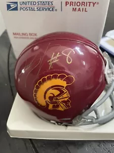 DWAYNE JARRETT USC TROJANS SIGNED MINI HELMET PSA/DNA COA - Picture 1 of 8
