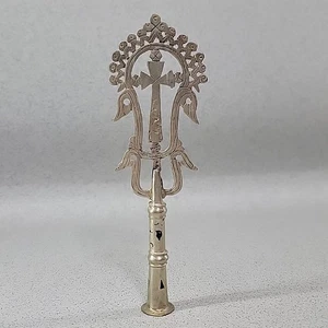 Handmade Ethiopian Orthodox Christian Standing Cross-Lalibela Hand Cross - Foto 1 di 13