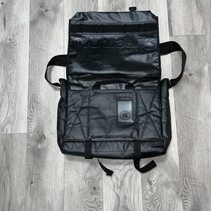 Superdry Black Label Luggage Black Satchel Courier Messenger Bag w/ Strap - Picture 1 of 7