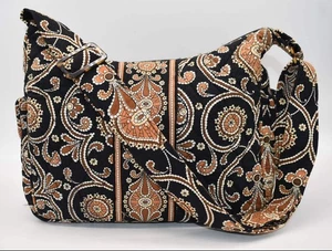 Bolso bandolera/hombro Vera Bradley On the Go en patrón "Caffe Latte" - Imagen 1 de 15