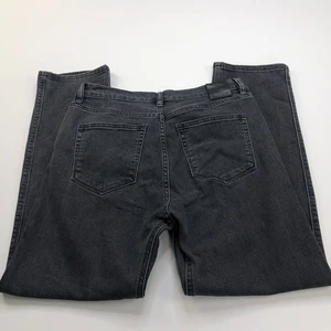 DU/ER Slim Tapered 30x28 (Fits 31W 28L) Button Fly Mid Rise Denim Jeans Black - Picture 1 of 9