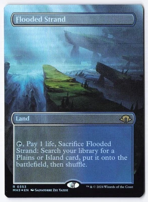 Flooded Strand (Borderless) R Modern Horizons 3 353 NM - Image 1 of 2