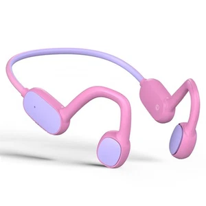 Kids Headphones, Bluetooth 5.2 Air Conduction Open Ear Headphones, 85dB Volum... - Picture 1 of 7