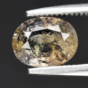 π 0.96ct 6.7x5.2mm Oval Natural Greenish Purple Sapphire - Unheated, Tanga Gem - Picture 1 of 4