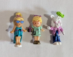 3 Vintage Bluebird Polly Pocket  Dolls Replacement Figures  - Bild 1 von 7