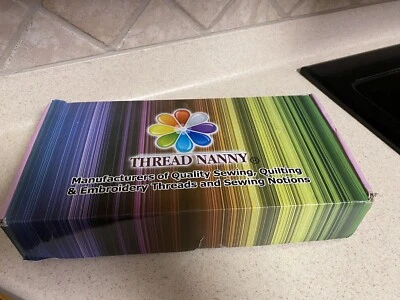 THREAD NANNY 50 CONES OF POLYESTER MACHINE EMBROIDERY THREAD 550YD - Image 1 of 4