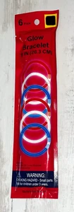 Pulseras brillantes patrióticas Old East Main - 1 paquete (6 por paquete) - NUEVAS - Imagen 1 de 7