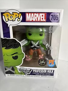 Funko Pop PX EXCLUSIVO PROFESOR HULK 705 GLOW CHASE BOBBLE-HEAD FIGURA VENGADORES - Imagen 1 de 9