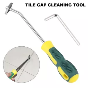Handheld Floor Grout Remover Steel Wall Tile Seam Cleaning Removal Tool θ= - Picture 1 of 10