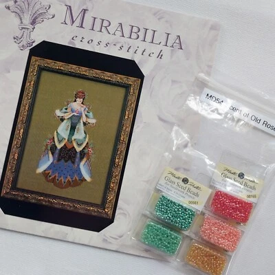 Scent Of Old  Roses Beaded Cross Stitch Chart and Embellishment Pack Mirabilia - Image 1 of 4