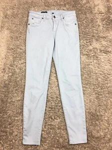 KUT From The Kloth MIA Toothpick Ankle Skinny Jeans Womens Size 6 Baby Blue Deni - Picture 1 of 11