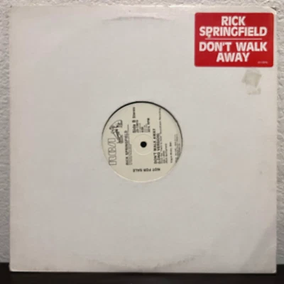 RICK SPRINGFIELD - Don't Walk Away (Promo) - 12" Vinyl Record Single - EX - Image 1 of 3