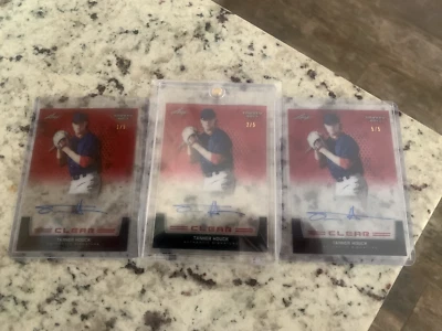 3 of ONLY 5 made!!  Tanner Houck Rookie auto  . . all serial numbered out of 5 ! - Image 1 of 4
