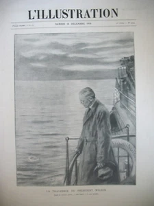 3954 Pdt WILSON METZ STRASBOURG AIX-L-C CONSTANTINOPLE DAMAS L'ILLUSTRATION 1918 - Bild 1 von 1
