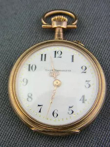 alte Damen Taschenuhr 375/- Gold Union Horlogére - Bild 1 von 8