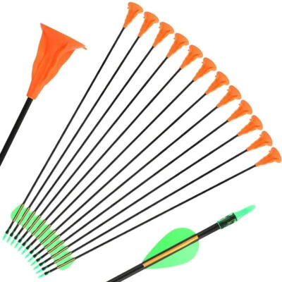 29 Inch Archery Sucker Arrows Safty Suction Cup Children OD 6mm Game Target - Image 1 of 4