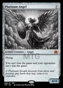 Platinum Angel Oil Painting Style Card For EDH and Playtest - Picture 1 of 3