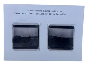 CLYDE BEATTY CIRCUS - VINTAGE CIRCUIS NEGATIVE'S-HORSES INDIANA - 1952-1953 - Picture 1 of 3