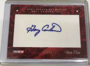 Gary Carter 2008 TriStar SignaCuts 14/48 Autograph Card - Picture 1 of 1