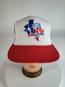 Texas Big Logo Embroidered Sesquicentennial Hat Cap Limited Edition 1986 - Bild 1 von 14