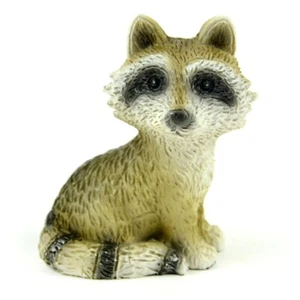 Sitting Raccoon MI 55705 2" Miniature Fairy Garden - Picture 1 of 8