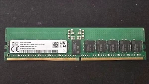 SK Hynix 32GB DDR5 5600 Server EC8 RDIMM RAM 2Rx8 PC5-5600B-RE0-1010-XT 288pin - Photo 1/2