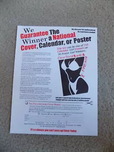 Swimwear Illustrated 1994 cover model search bikini Jam Registration form - Picture 1 of 1