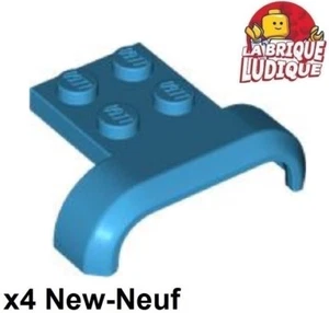 Lego 4x vehicle mudguard garde boue 4x3x1 Arch Curved azur dark azure 28326 NEUF - Imagen 1 de 1