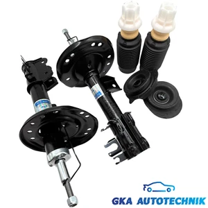 2x GASDRUCK STOSSDÄMPFER + SCHUTZKAPPEN + DOMLAGER VORNE FÜR FIAT 500 FORD KA - Bild 1 von 9